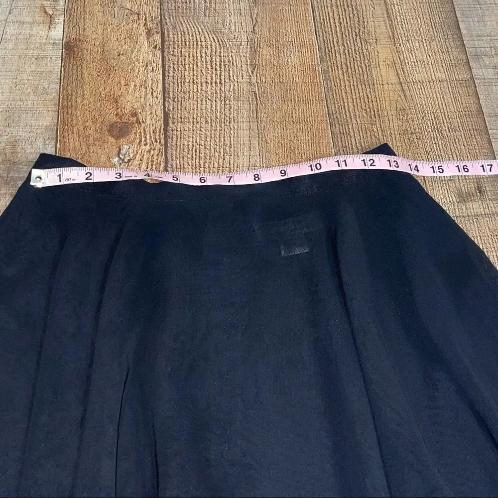 Adriana Papell evening essentials black skirt sz 10